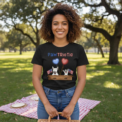 Custom Kittens and Puppies Celebrate Independence Day T-shirts