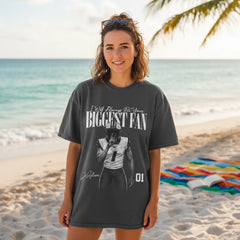 I'll Always Be Your Biggest Fan - Washed Tee Retro Bootleg Shirt For Football Players