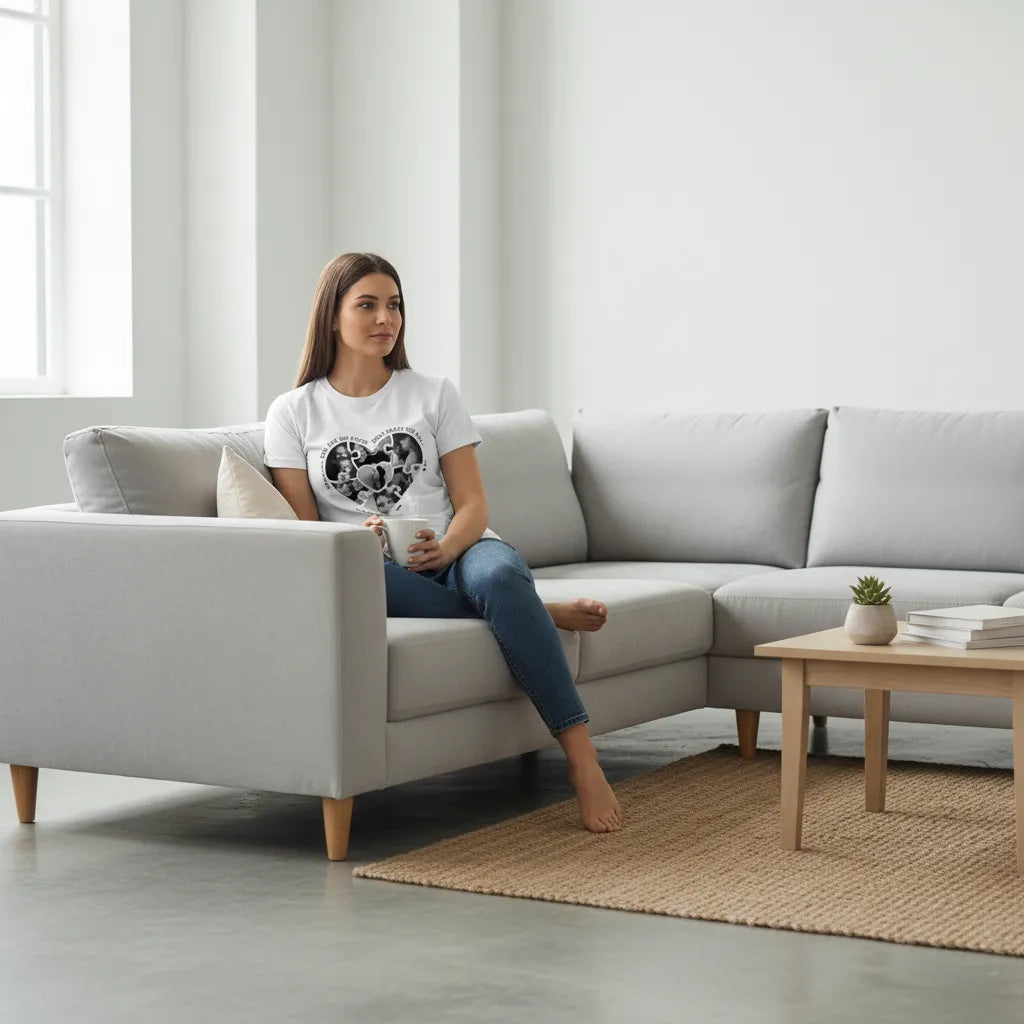 Mother's Day Custom Photo & Text T-Shirt