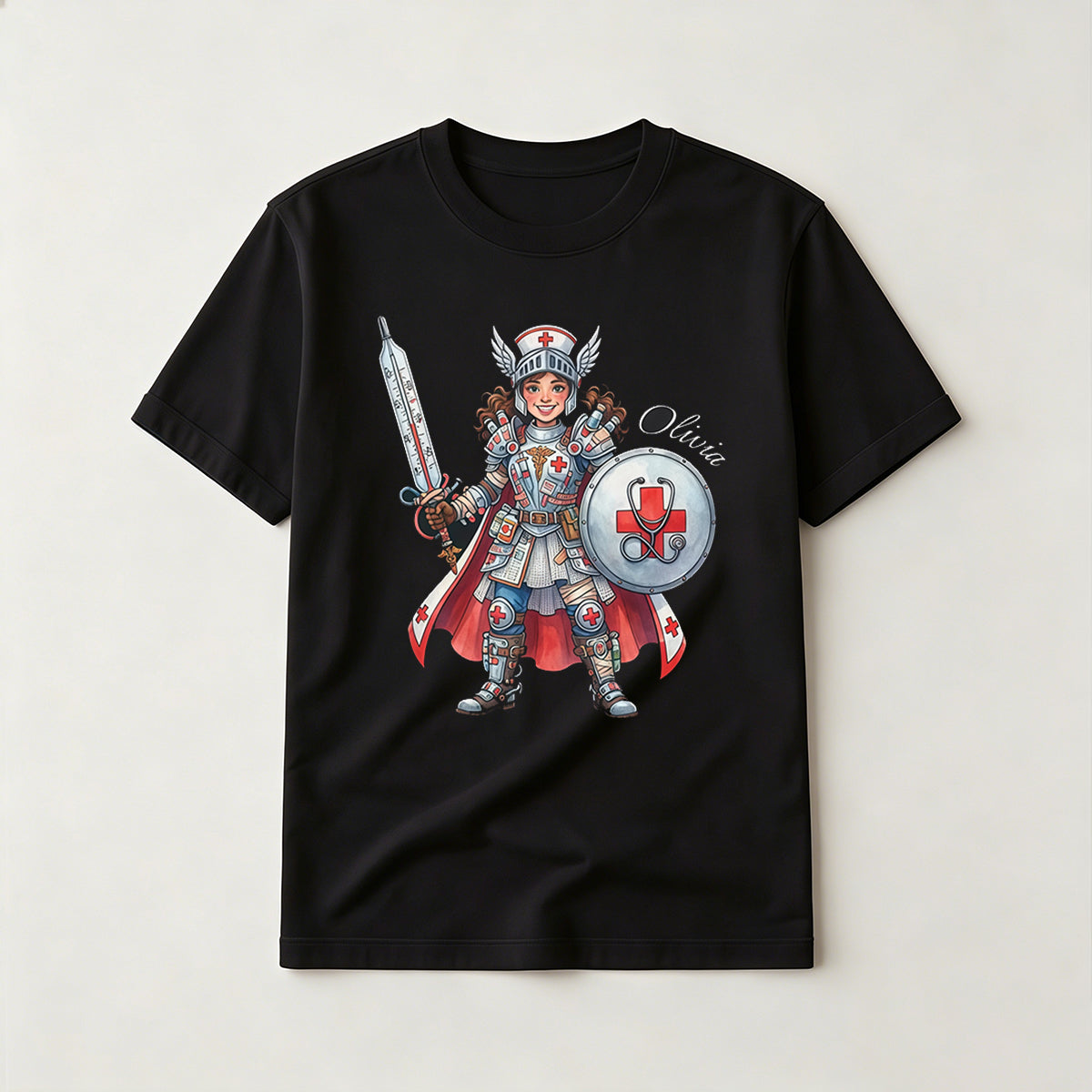 Casual and cute nurse-themed shirt - The perfect gift for a nurse
